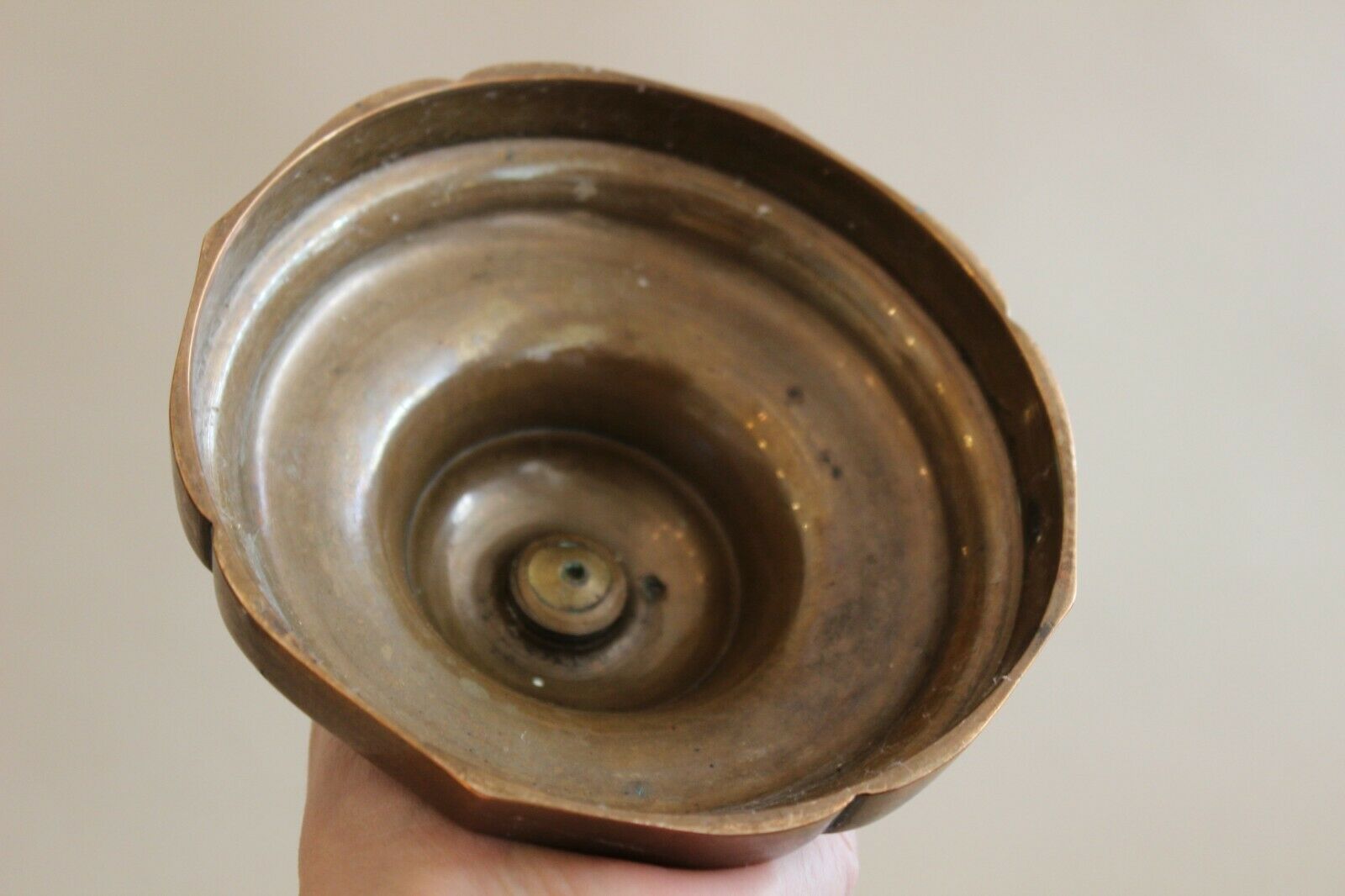 Bougeoir chandelier en métal