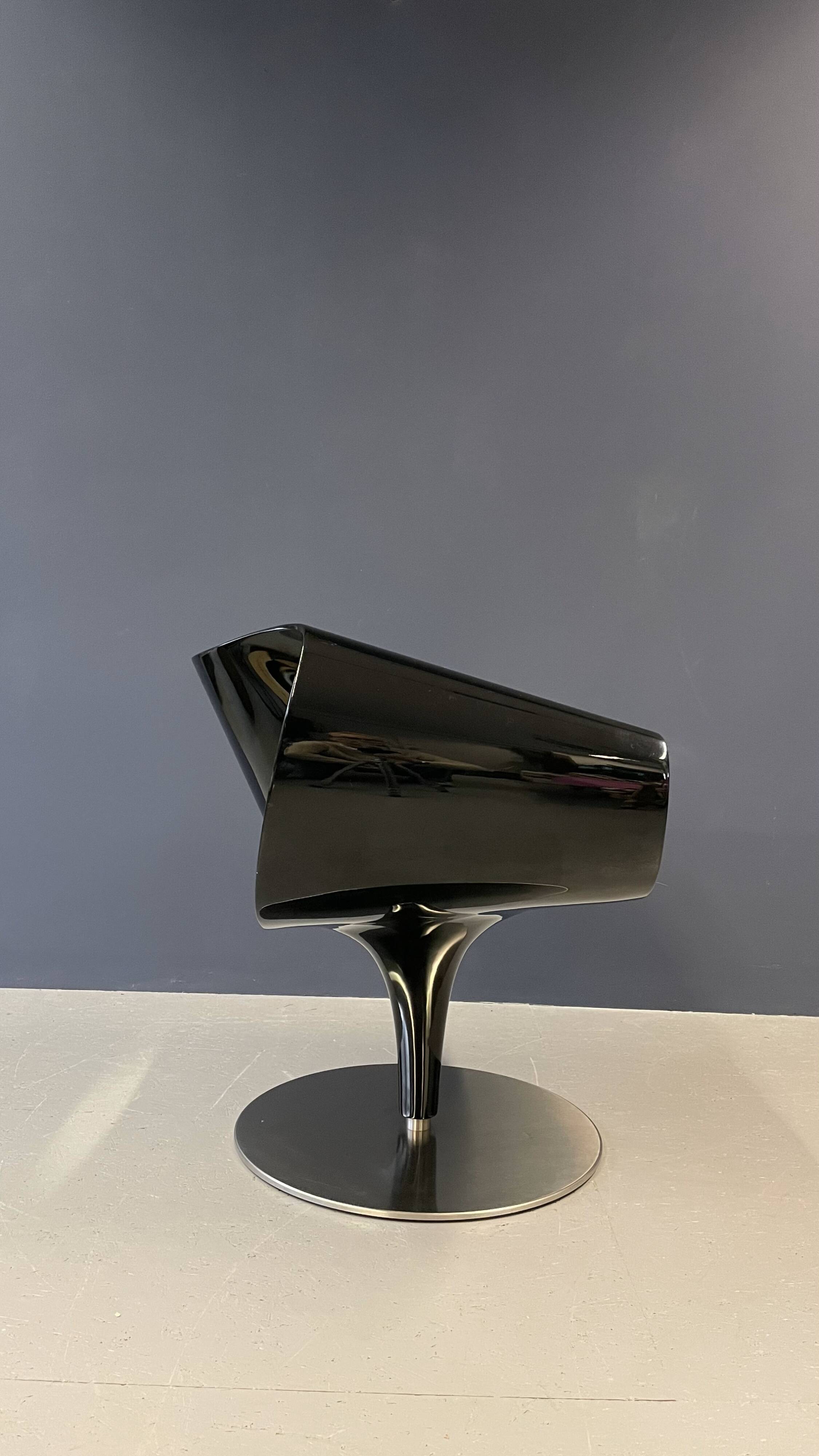 Black designer chair