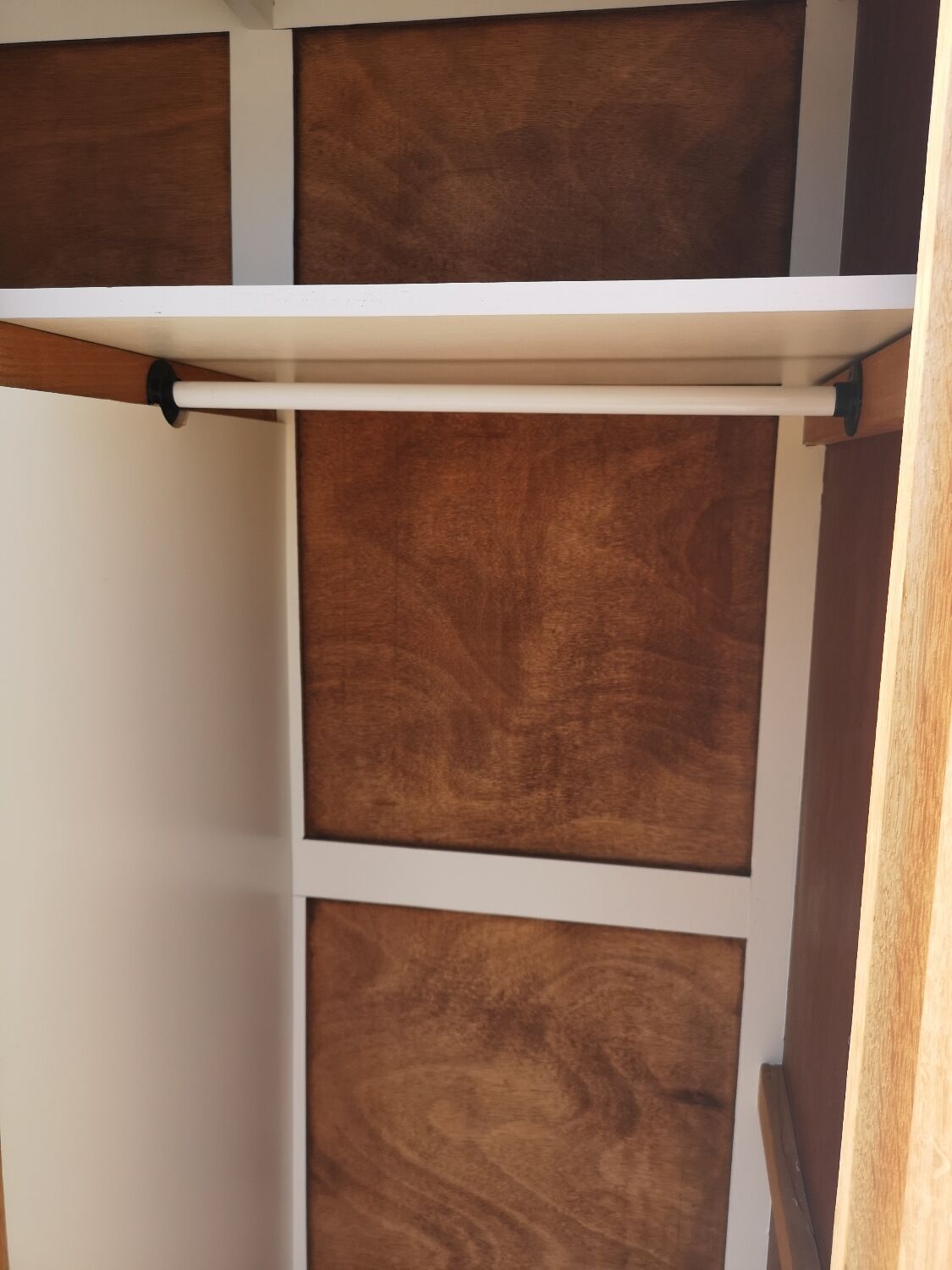 Vintage wardrobe feet compass