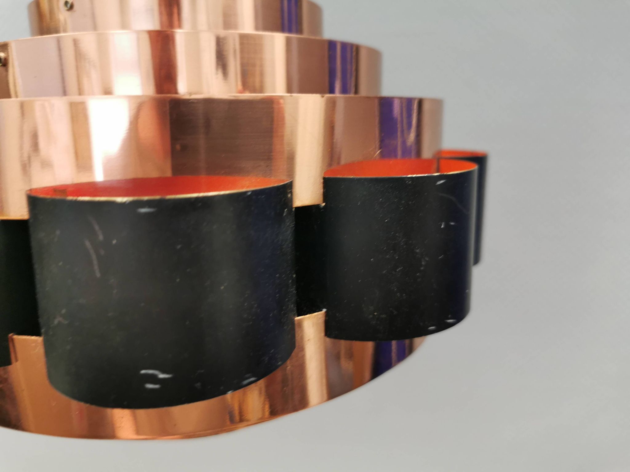 Hanging lamp from 1980s Denmark, by Werner Schou for his own company