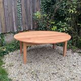 Round coffee table with flaps