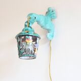 Ceramic Seahorse Lantern from Vietri Sul Mare, Italy 1960S.