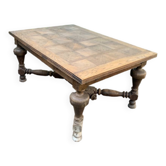 Solid wood living room table