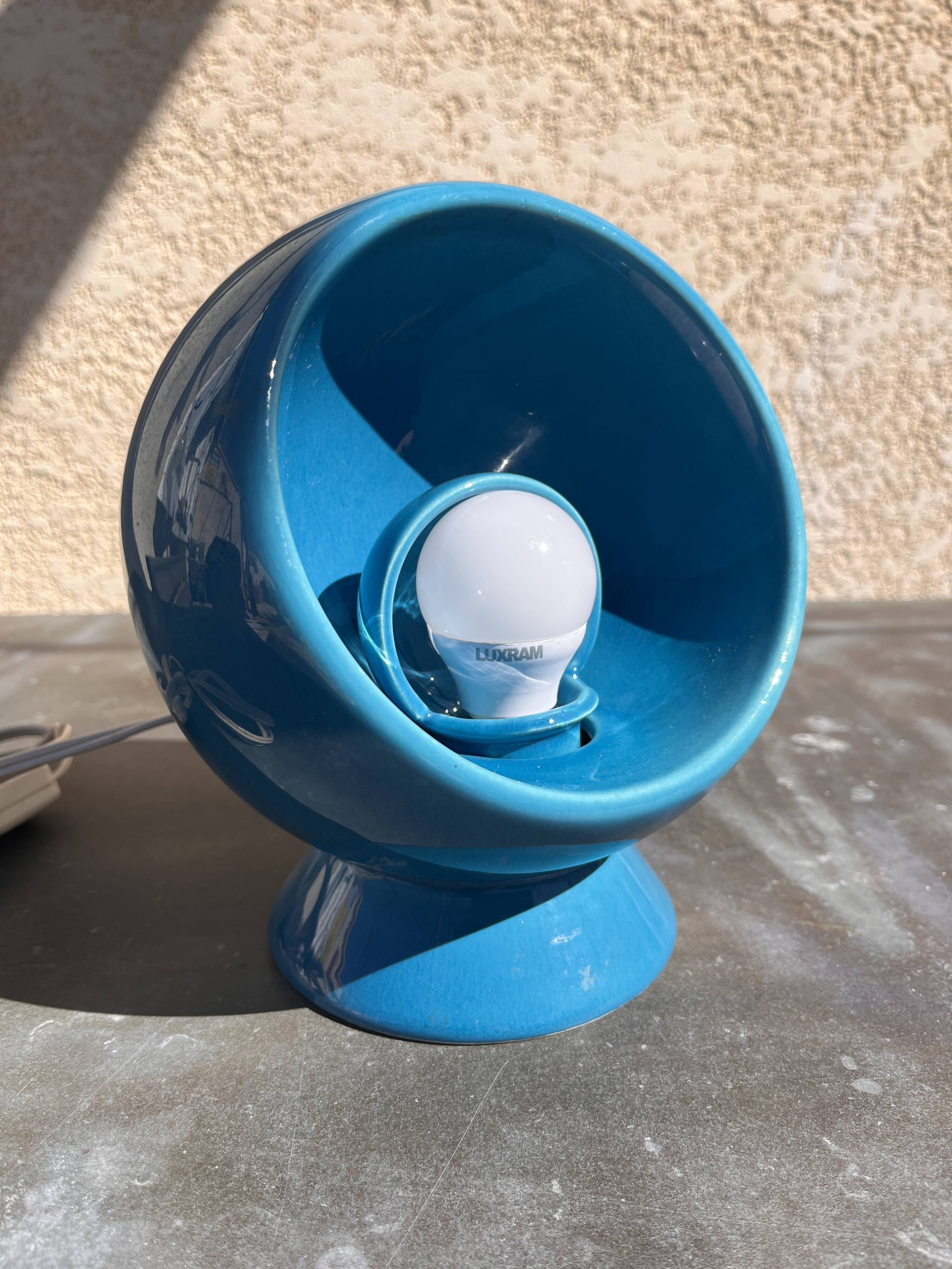 SC3 ceramic lamp Marcello Cueno 1960