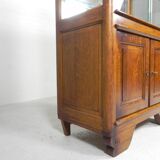 Art Deco display cabinet with sliding glass doors