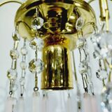 Suspension en verre de Murano et métal doré