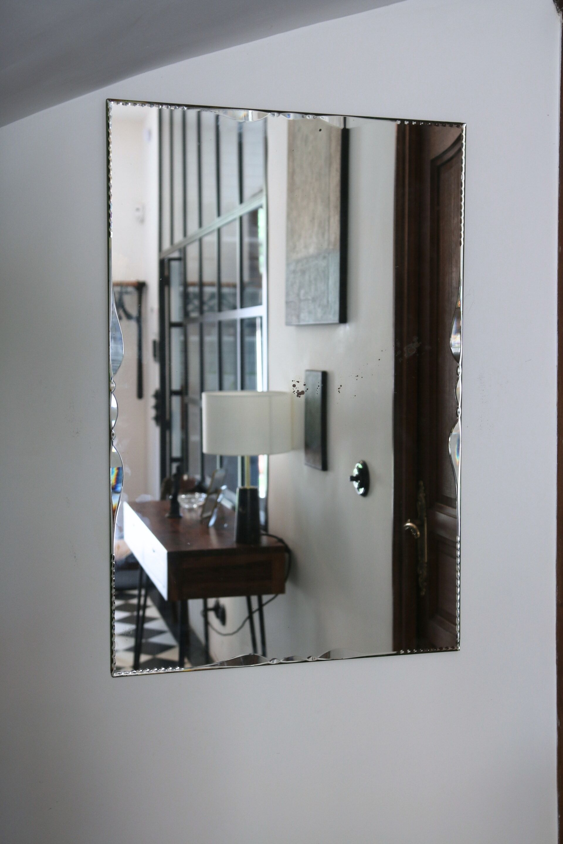 Miroir biseauté, années 50