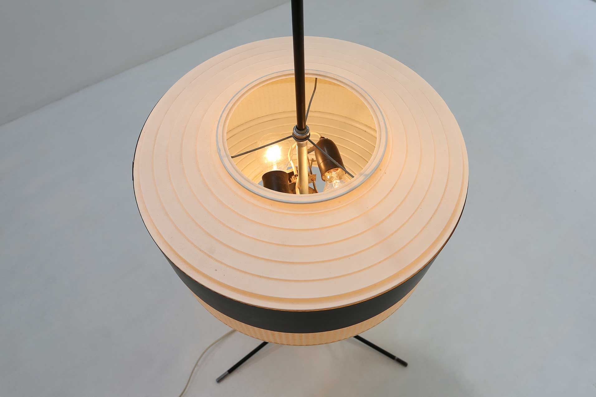 Mid-century adjustable floor lamp