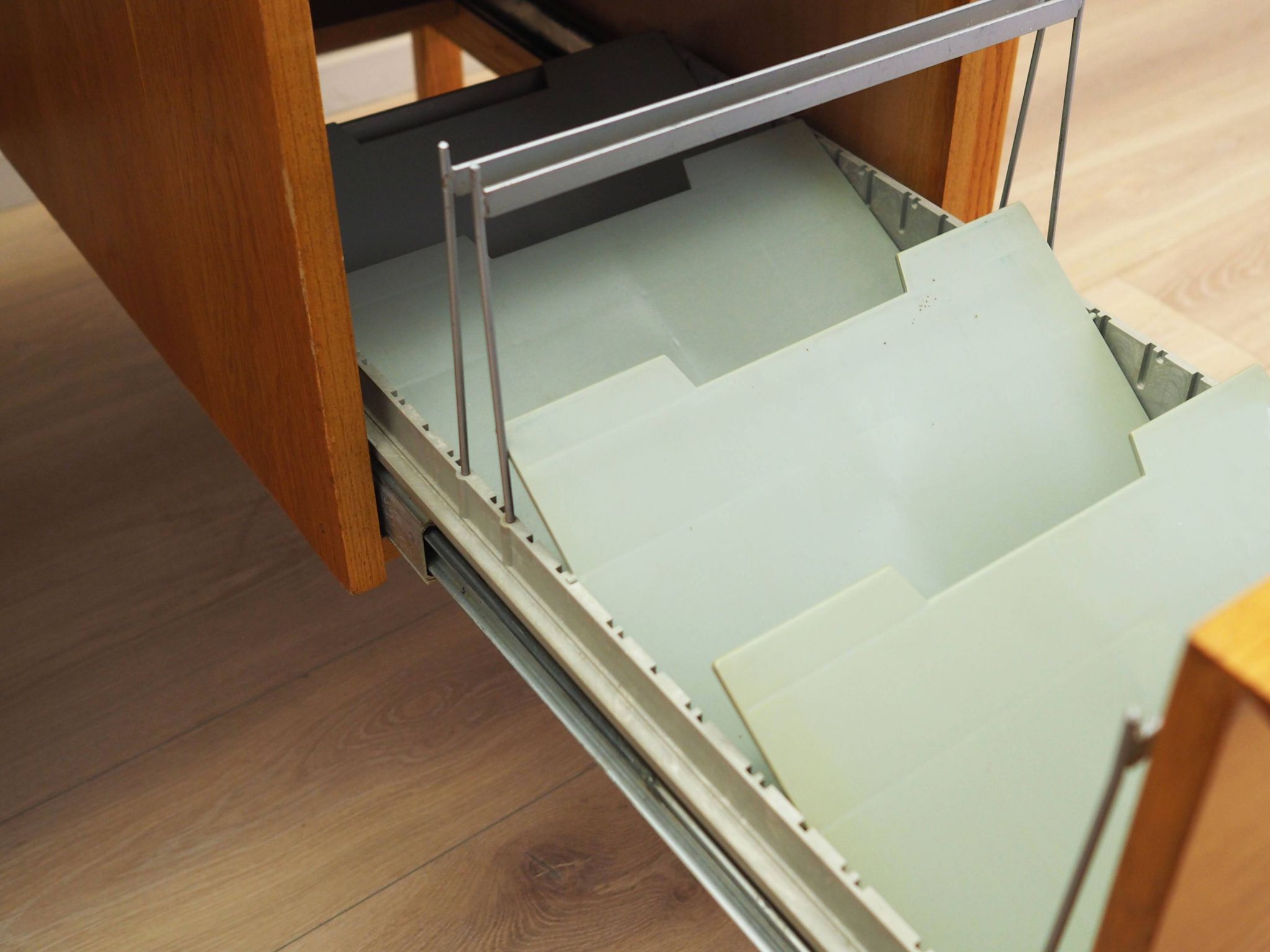 Ash desk, Norwegian design, 1970s, production: Norway