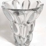PIerre D'Avesn crystal honeycomb vase Height 20.7 cm