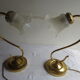 paire de lampes de table métal doré