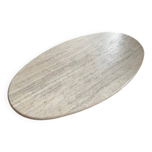 Table basse Ligne Roset travertin vintage années 70