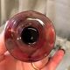 Suite de 10 verres a pied a vin en verre des annees 1930 bi colore