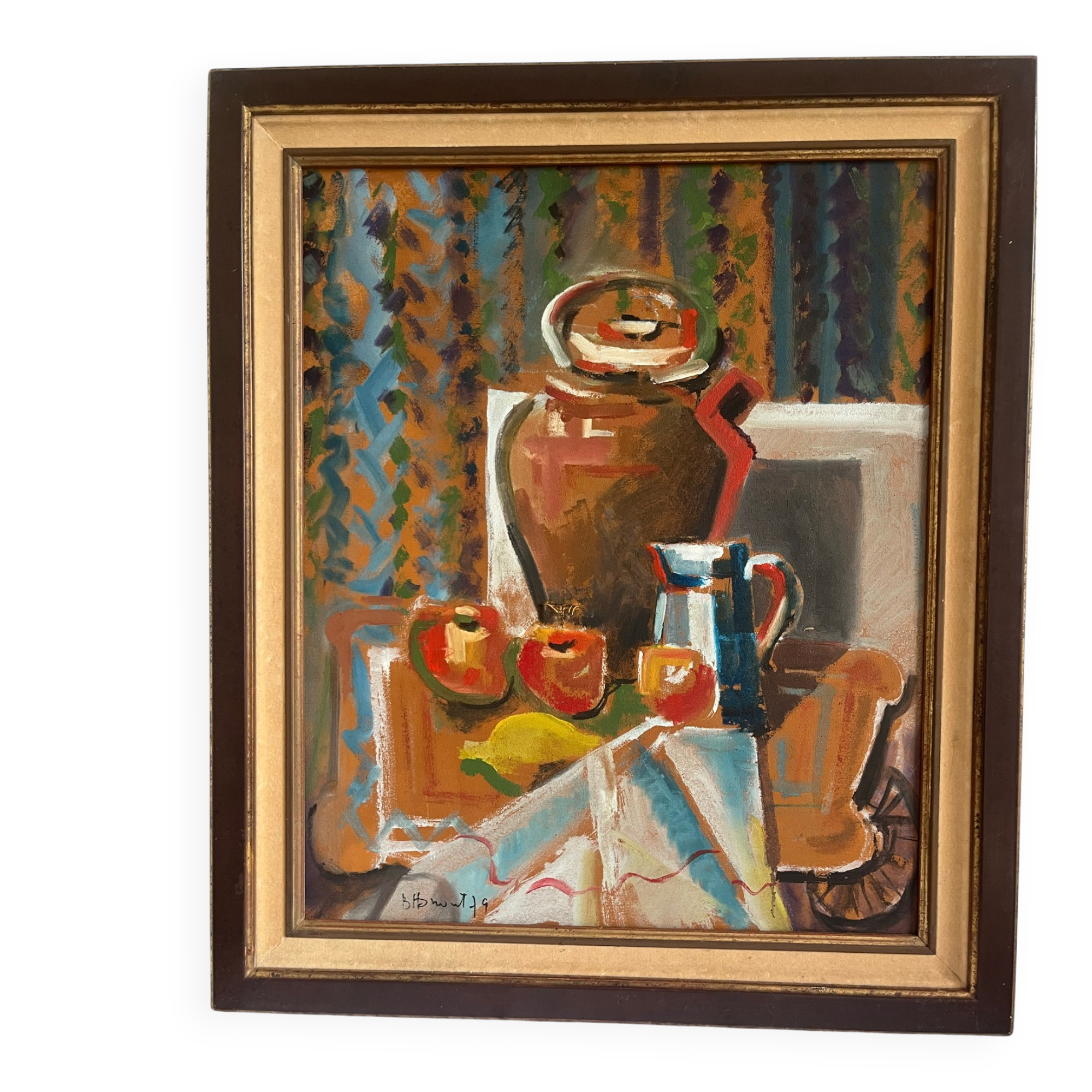 Large still life DLG by Matisse signed and dated 1979