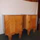 Pair of bedside lemon tree and brass