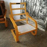 Pair of "Poang" armchairs by Noboru Nakamura