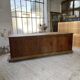 XXL solid oak counter sideboard