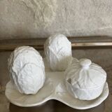 Service à condiments Wedgwood Countryware en porcelaine fine anglaise