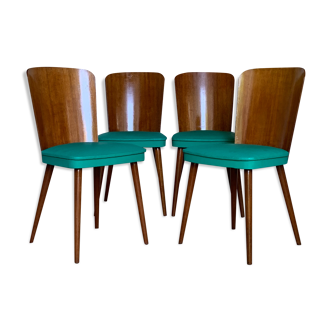 Vintage green chair Baumann - 4 available