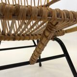 Rattan chair by Rohe Noordwolde, 1960