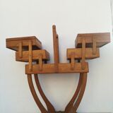 Worker light oak on feet