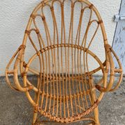Pair of vintage shell armchairs 1950