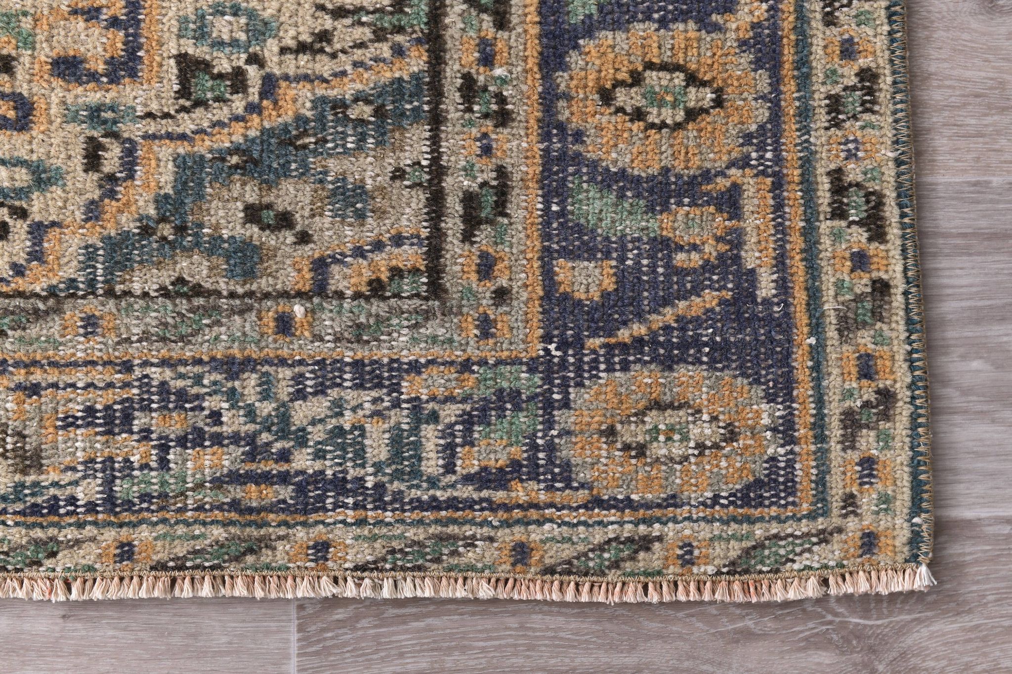 Tapis vintage classique orange 57s 158x260 cm