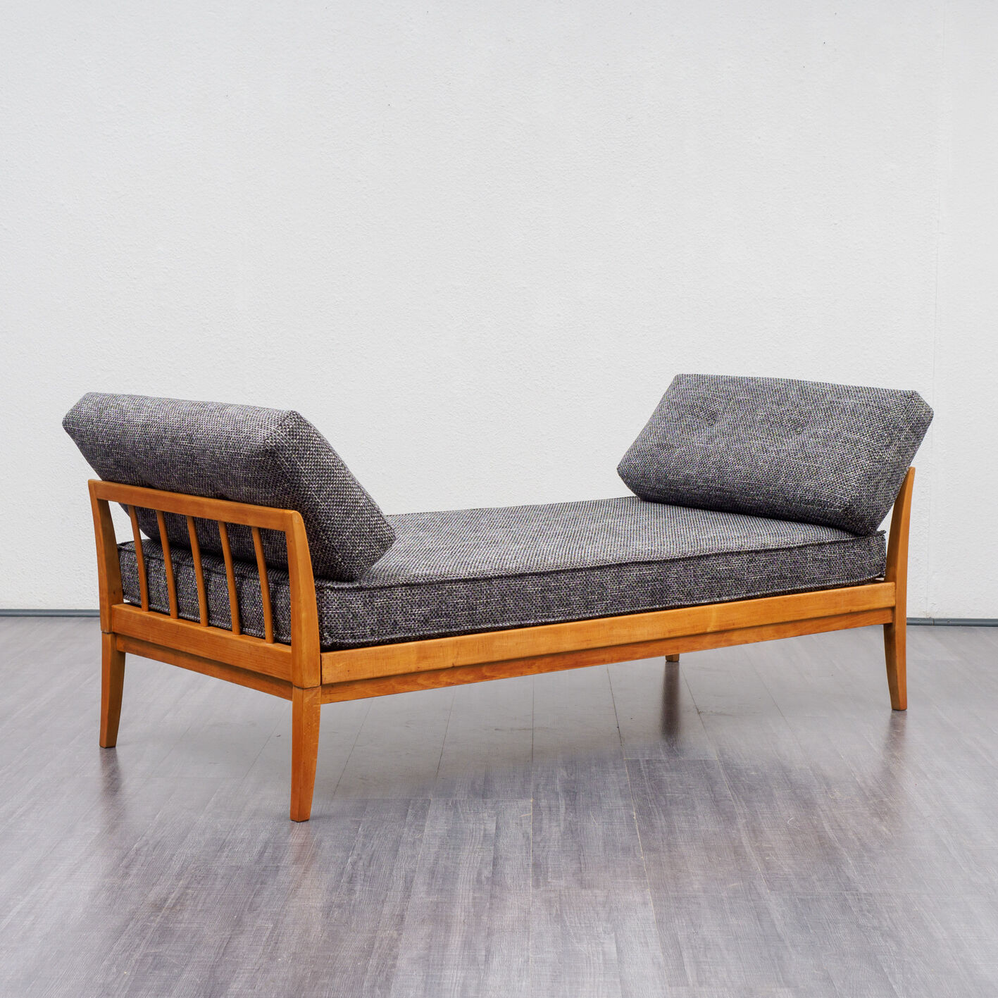 50s sofa in cherry wood