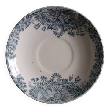 Saint Amand plate, Lebacqz & Bouchart, early 20th century
