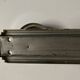 chrome Art Deco bathroom coat hook 57cm