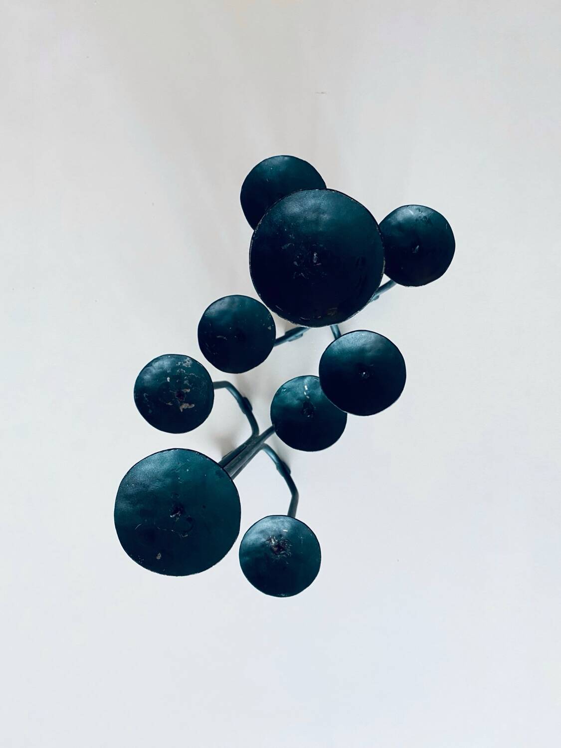 Pair of 5-branched candlesticks