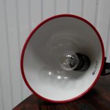 Red desk Guzzini lamp of the 1970s Italy