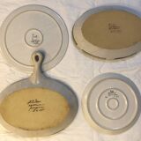 Quimper Tableware Service signed and numbered (78 pieces)