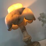 Alabaster bedside lamp