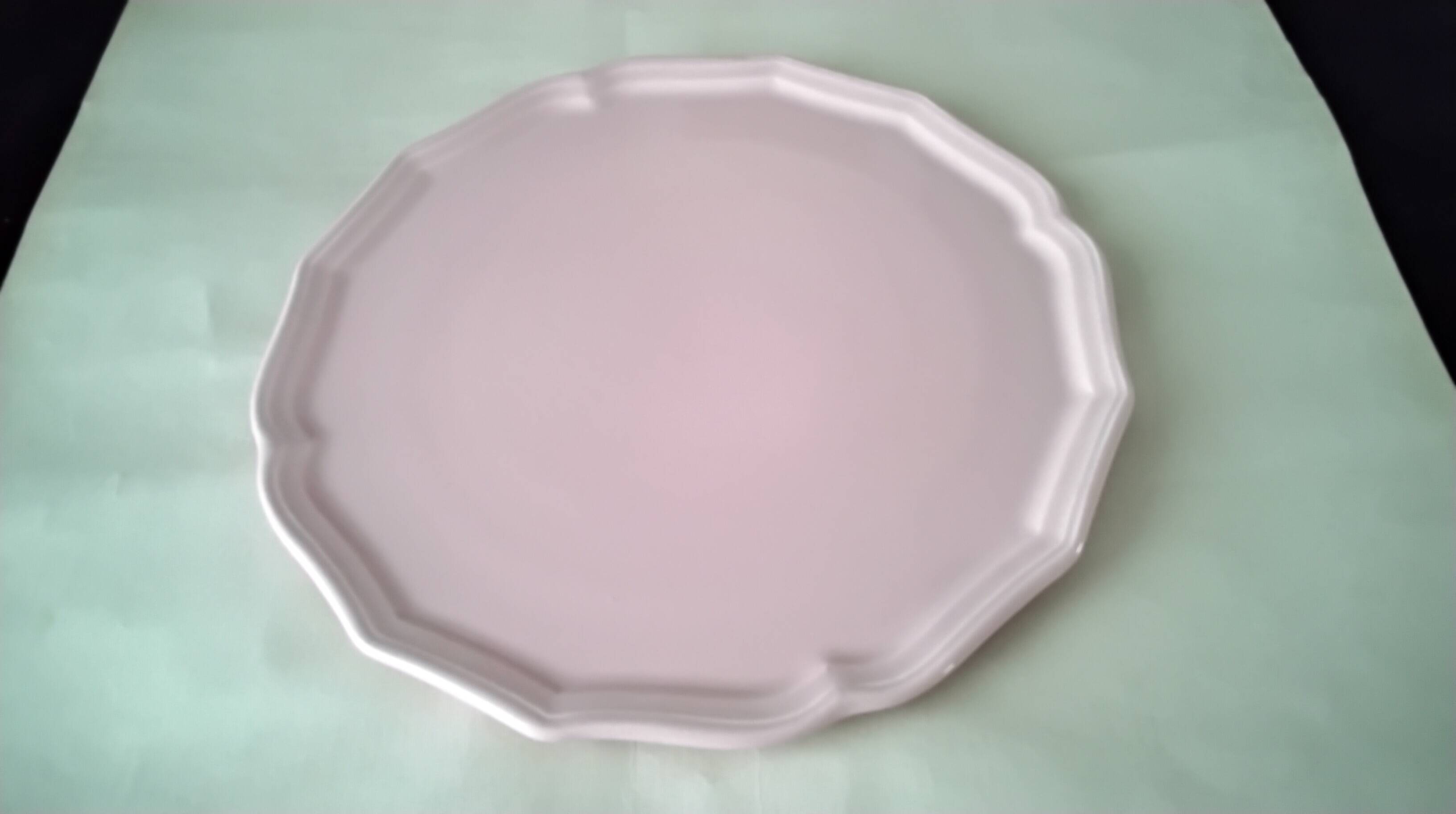 Salins earthenware cake plate