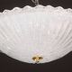 Charming Italian Trasparent Murano Glass Ceiling Fixture, Murano, 1960