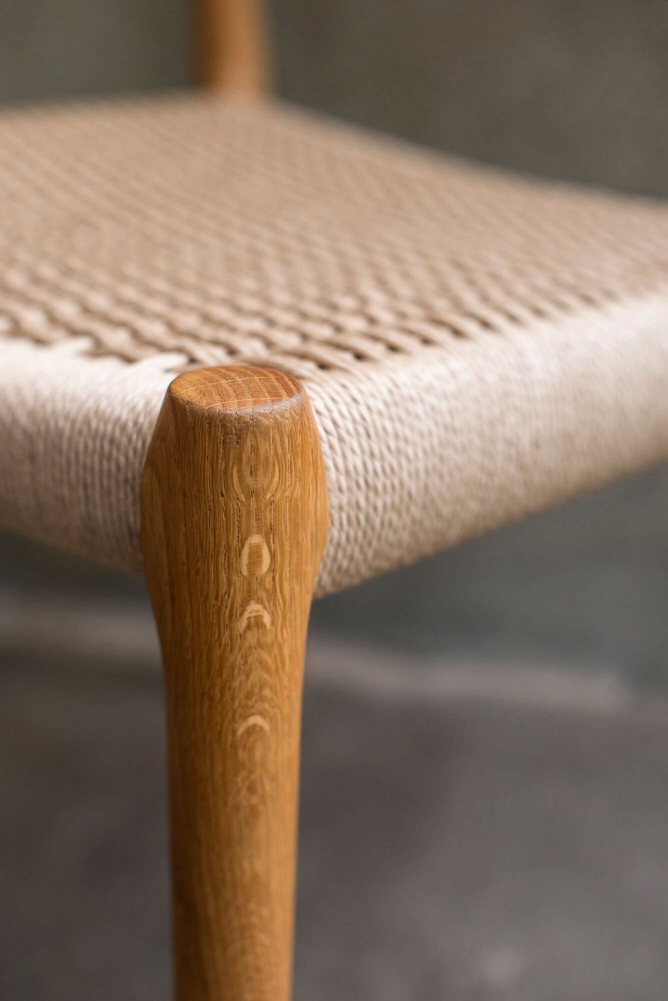 Set of 4 oak chairs by Niels Otto Moller