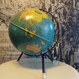 Vintage Taride sheet metal globe 1960s