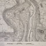 Old map of the essonne
