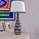 Large Moroccan lamp in glazed ceramic - 1970.