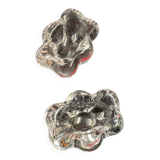 Daum France, Pair of Crystal Salt Cellars