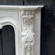 Louis XV style fireplace in Carrara marble circa 1980