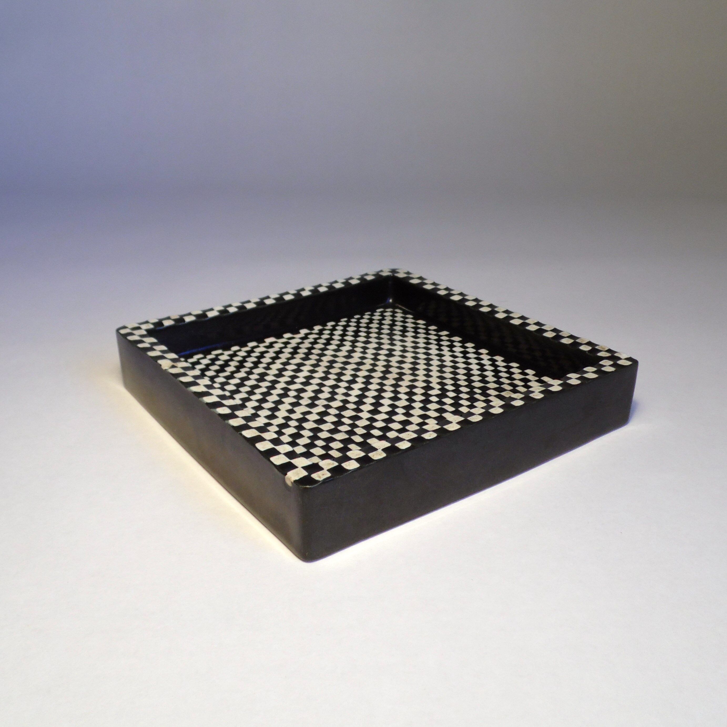 Stig Lindberg Domino dish for Gustavberg