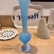 Vintage blue opaline soliflore vase