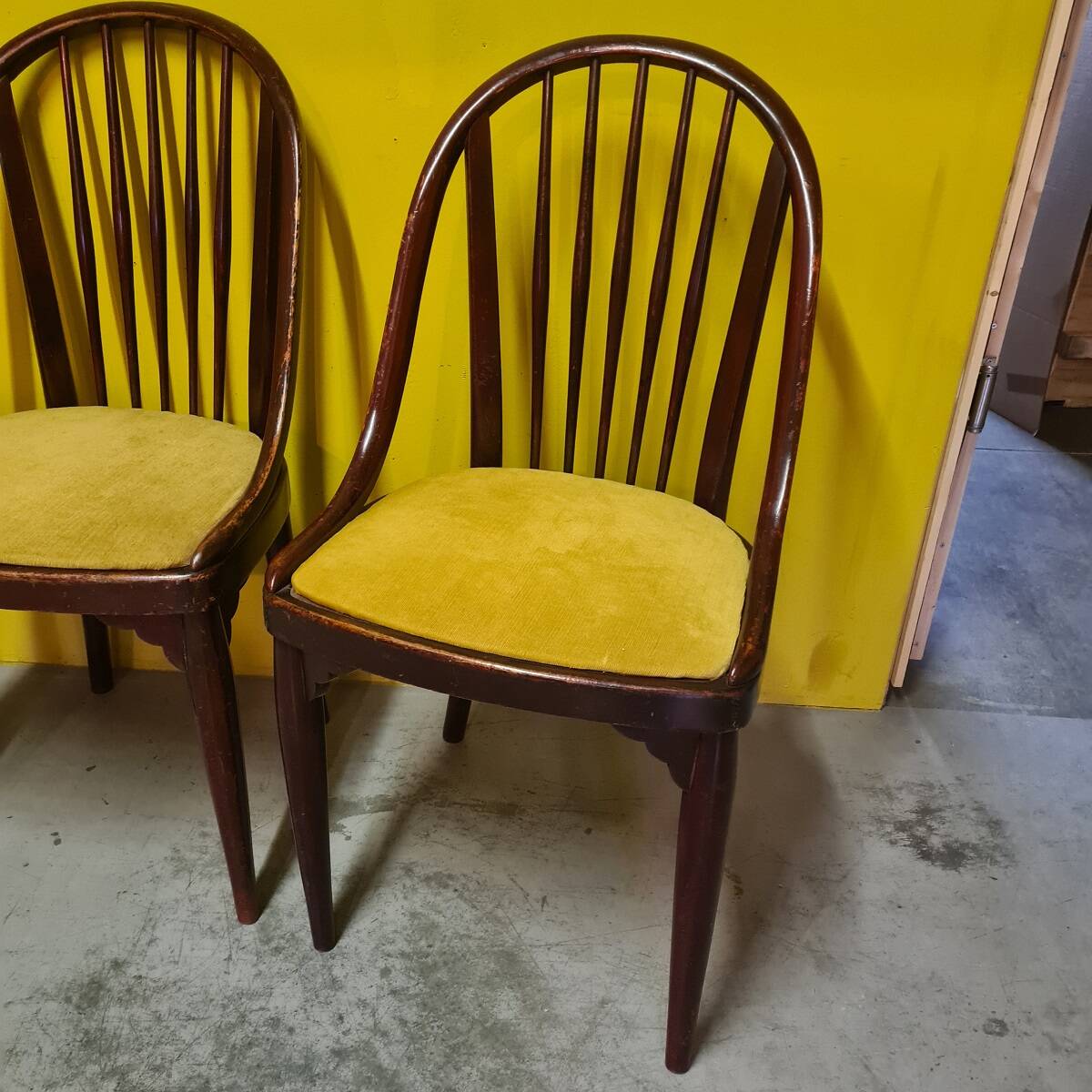 4 Thonet Art Deco Chairs Model A846 from around 1922