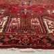 Antique Heriz Rug 335x235 cm Wool Oriental Hand Made Carpet Red, Brown, Blue