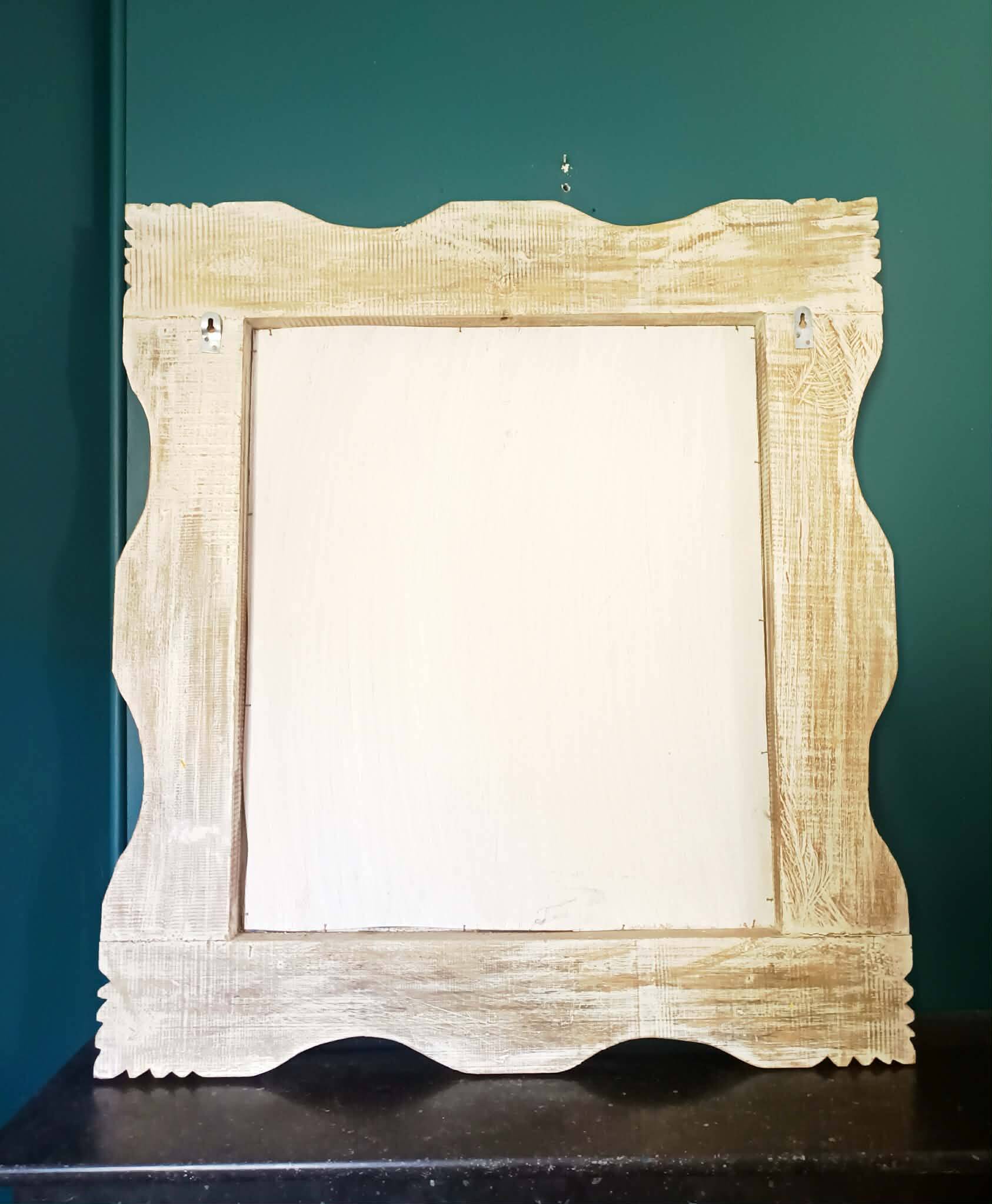 Large gilded wooden mirror