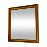 Rustic golden mirror