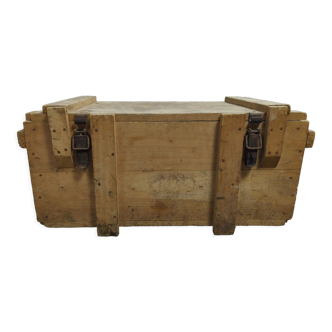 Old wooden box chest