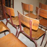 Lot de 7 chaises Mullca